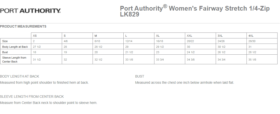 Port Authority® Ladies Fairway Stretch 1/4-Zip - LK829
