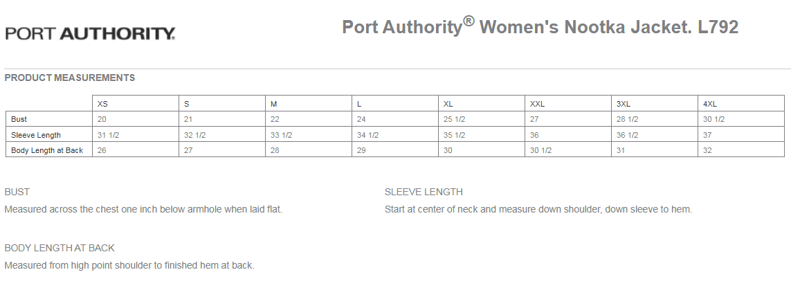 Port Authority® Ladies Nootka Jacket - L792