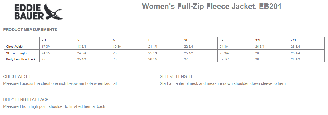 Eddie Bauer® - Ladies Full-Zip Fleece Jacket - EB201