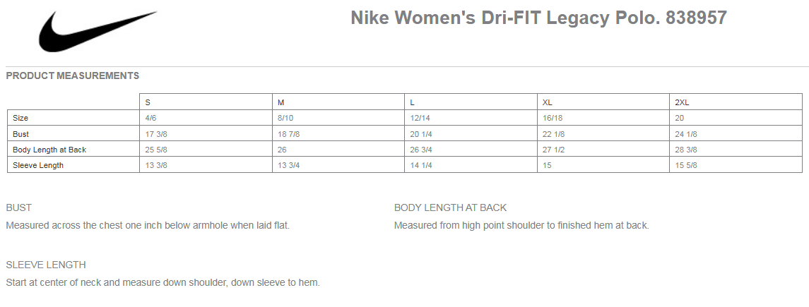 Nike Golf Ladies Dri-FIT Legacy Polo - 838957