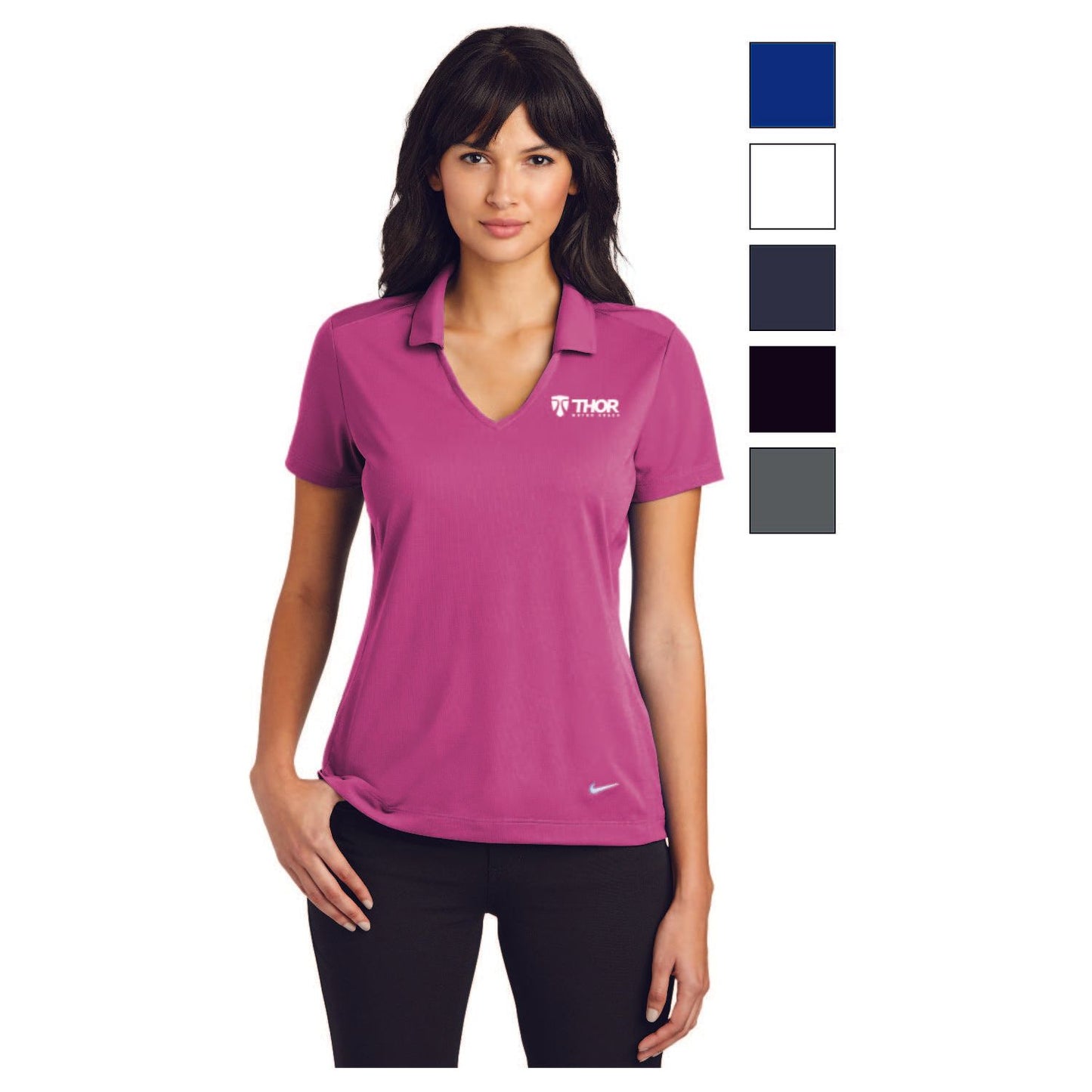 Nike Golf Ladies Dri-FIT Vertical Mesh Polo - 637165