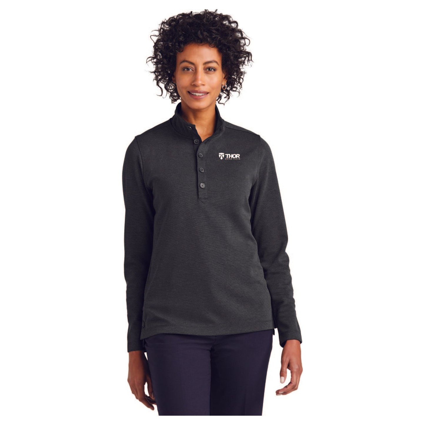 Brooks Brothers® Women’s Mid-Layer Stretch 1/2-Button - BB18203