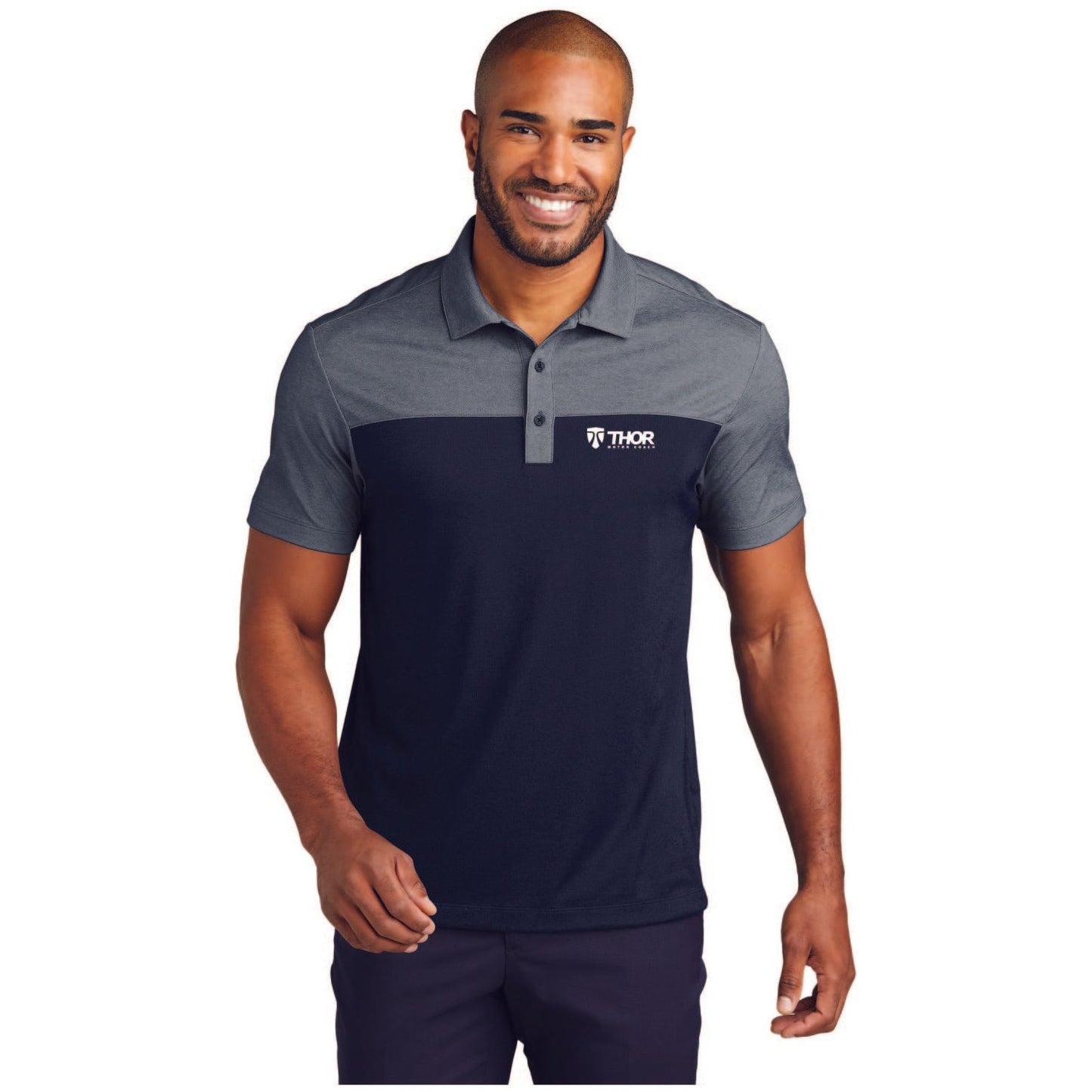 Port Authority® Fine Pique Blend Blocked Polo - K831