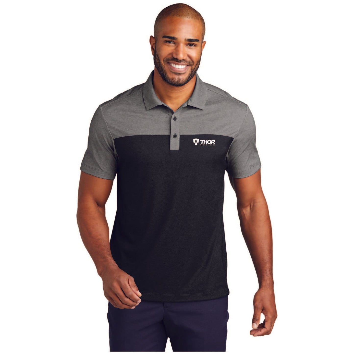 Port Authority® Fine Pique Blend Blocked Polo - K831