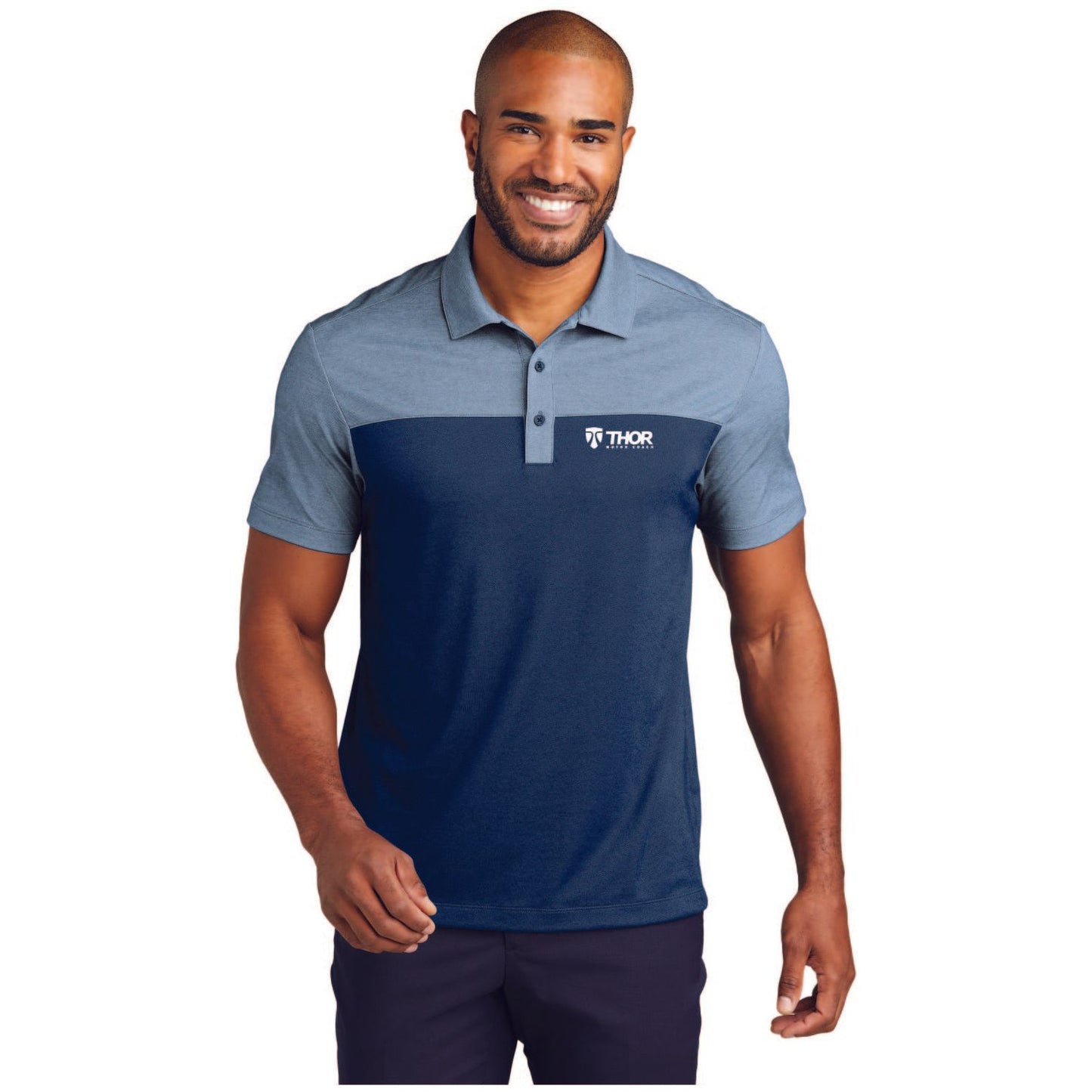 Port Authority® Fine Pique Blend Blocked Polo - K831