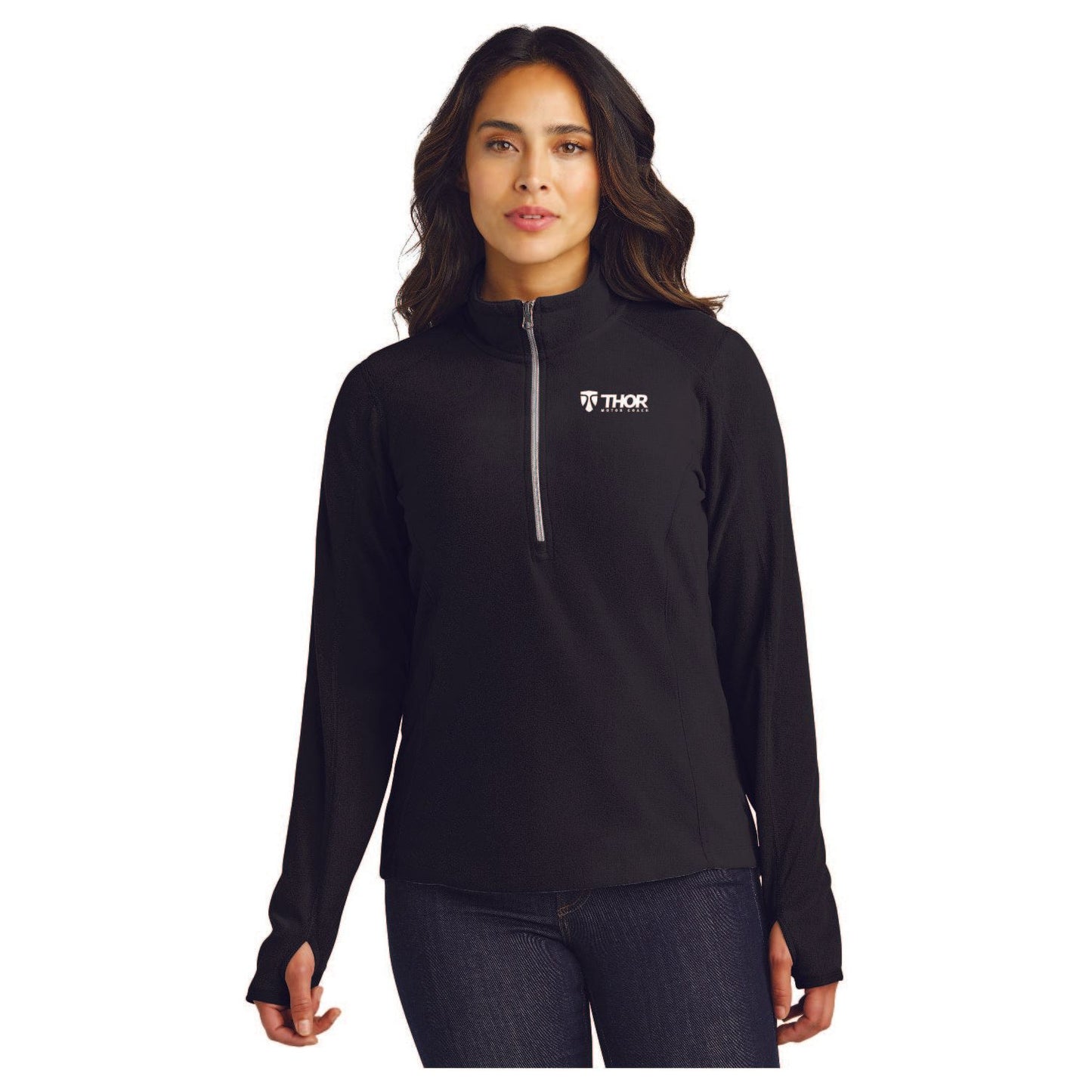 Port Authority® Ladies Microfleece 1/2-Zip Pullover - L224