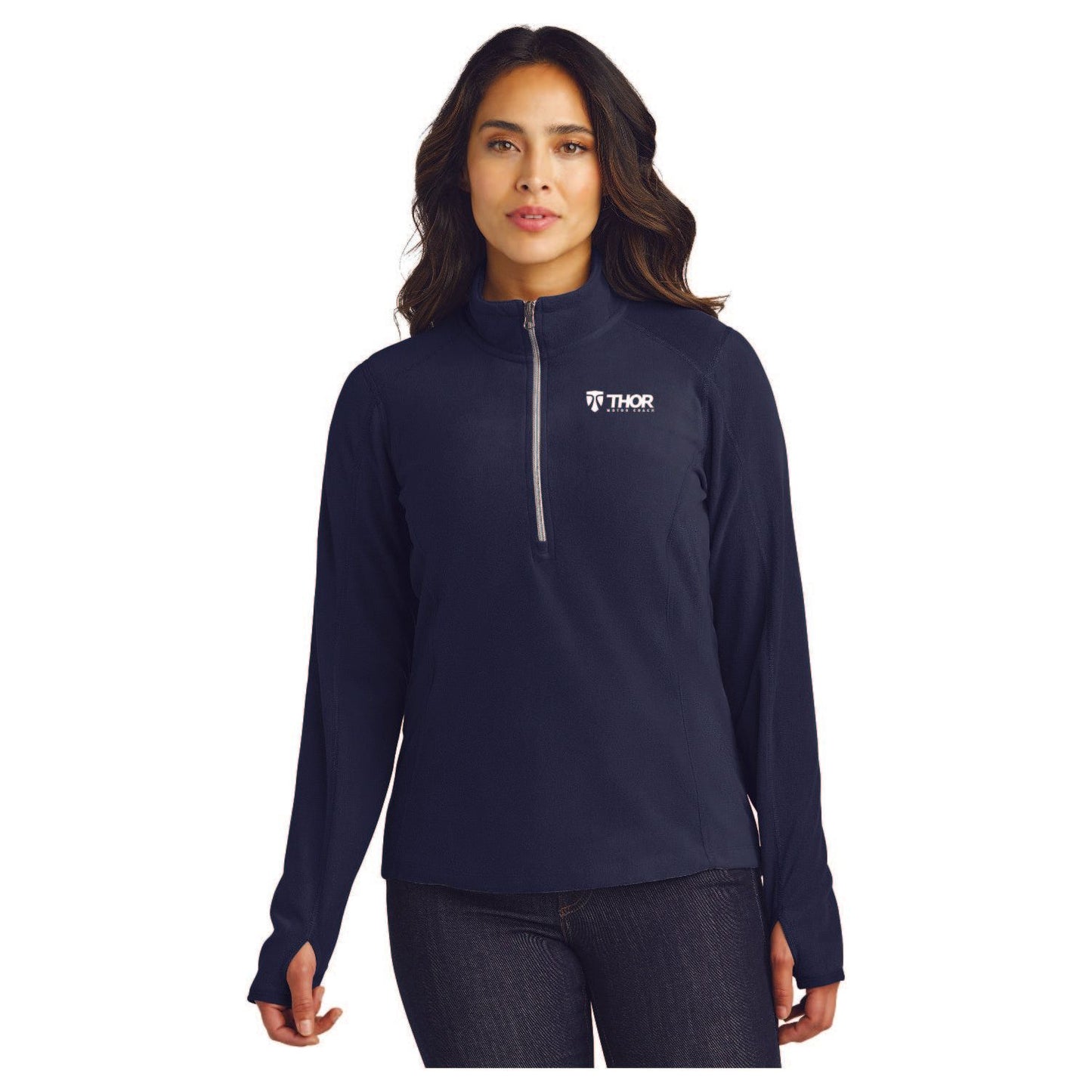 Port Authority® Ladies Microfleece 1/2-Zip Pullover - L224
