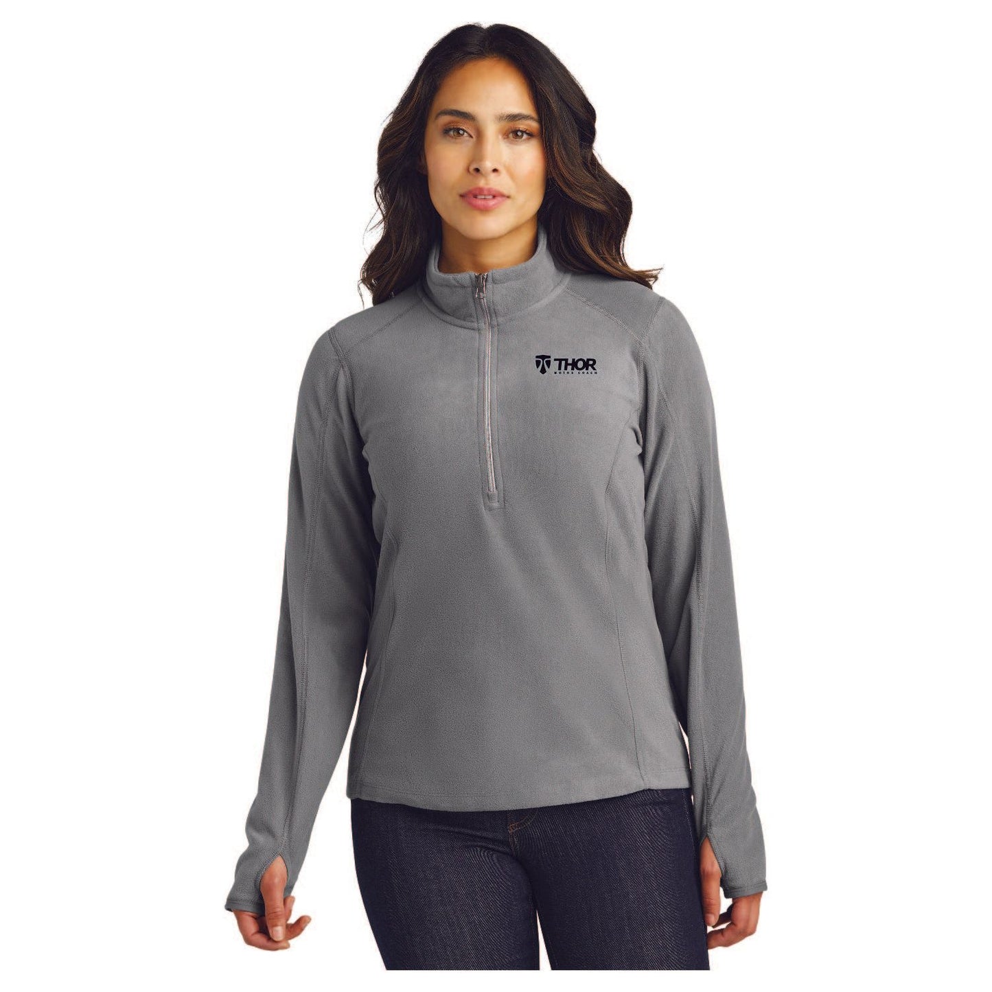 Port Authority® Ladies Microfleece 1/2-Zip Pullover - L224