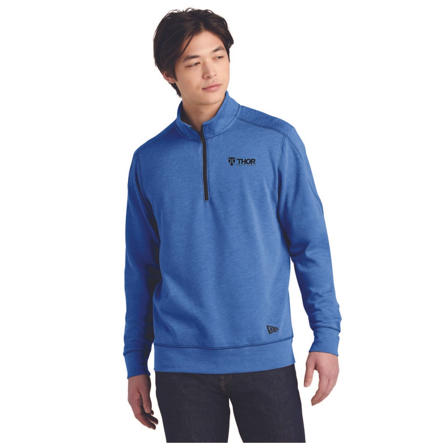 New Era® Tri-Blend Fleece 1/4-Zip Pullover - NEA512
