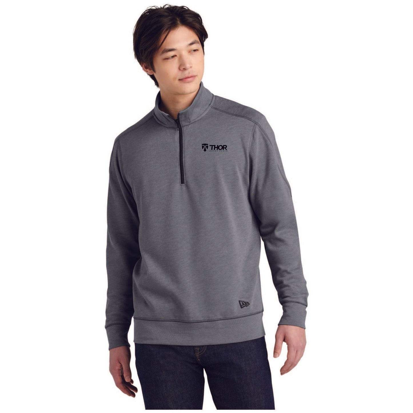 New Era® Tri-Blend Fleece 1/4-Zip Pullover - NEA512