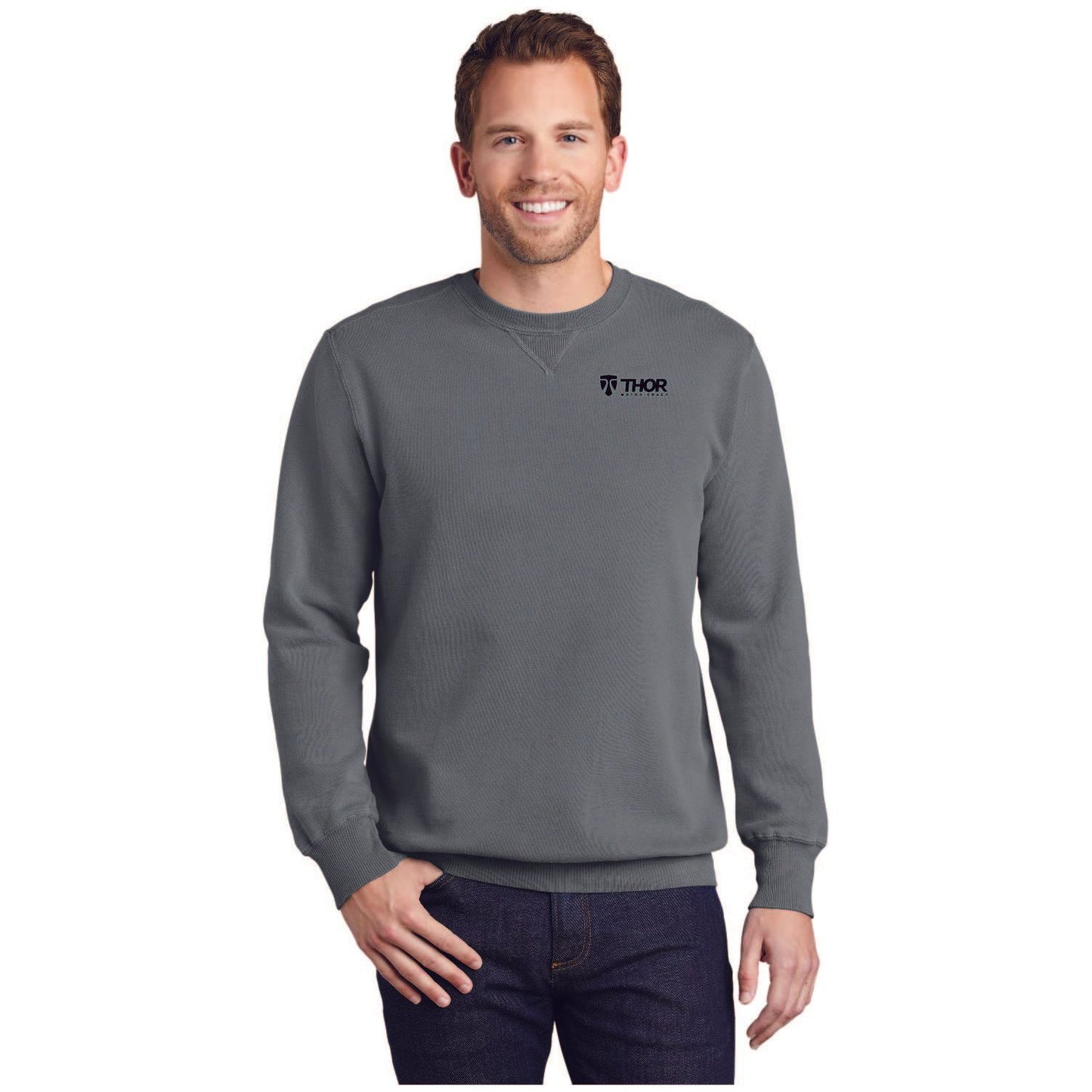 Port & Company® Pigment-Dyed Crewneck Sweatshirt - PC098