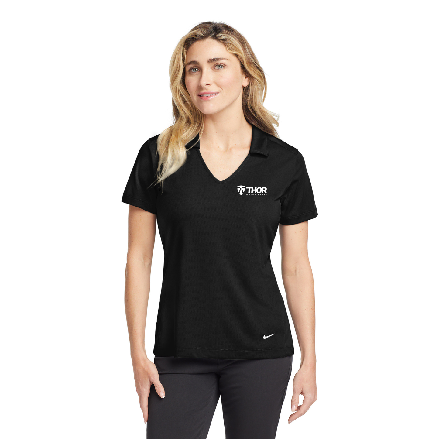 Nike Golf Ladies Dri-FIT Vertical Mesh Polo - 637165