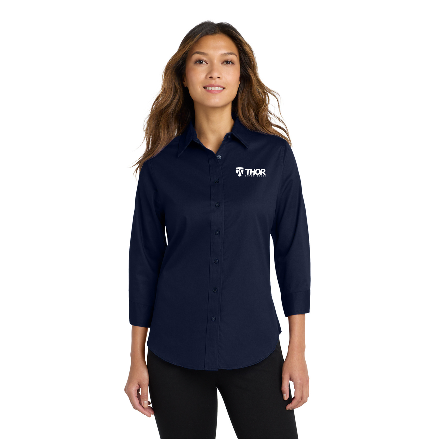 Port Authority® Ladies 3/4-Sleeve Easy Care Shirt - L612