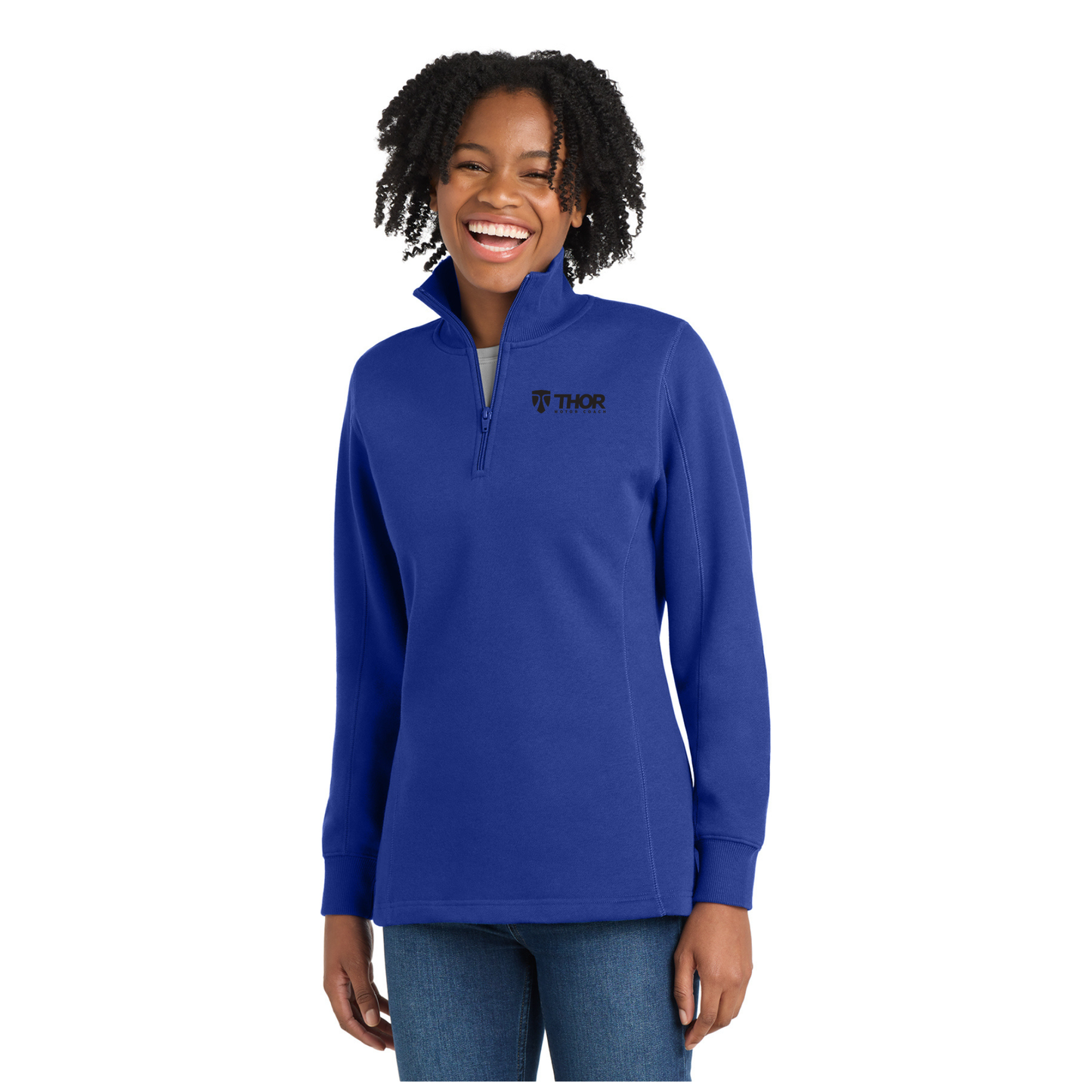 Sport-Tek® Ladies 1/4-Zip Sweatshirt - LST253