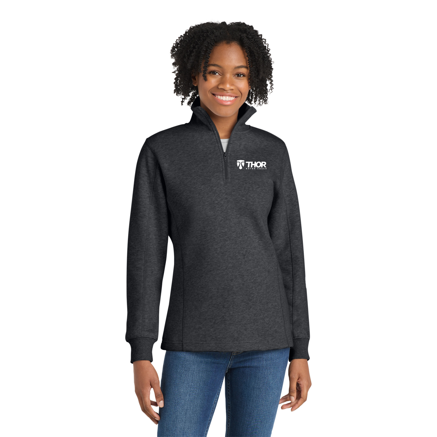 Sport-Tek® Ladies 1/4-Zip Sweatshirt - LST253