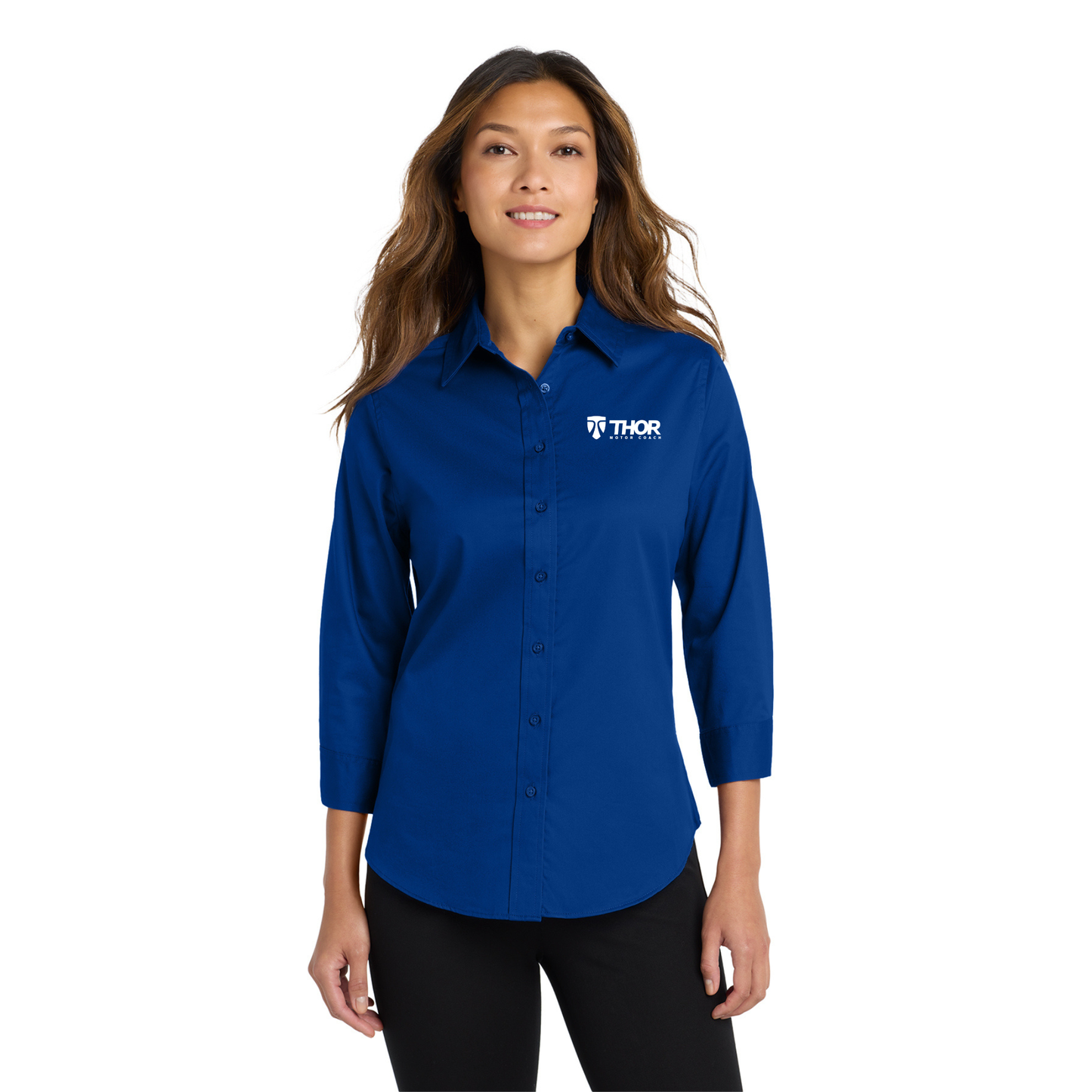 Port Authority® Ladies 3/4-Sleeve Easy Care Shirt - L612