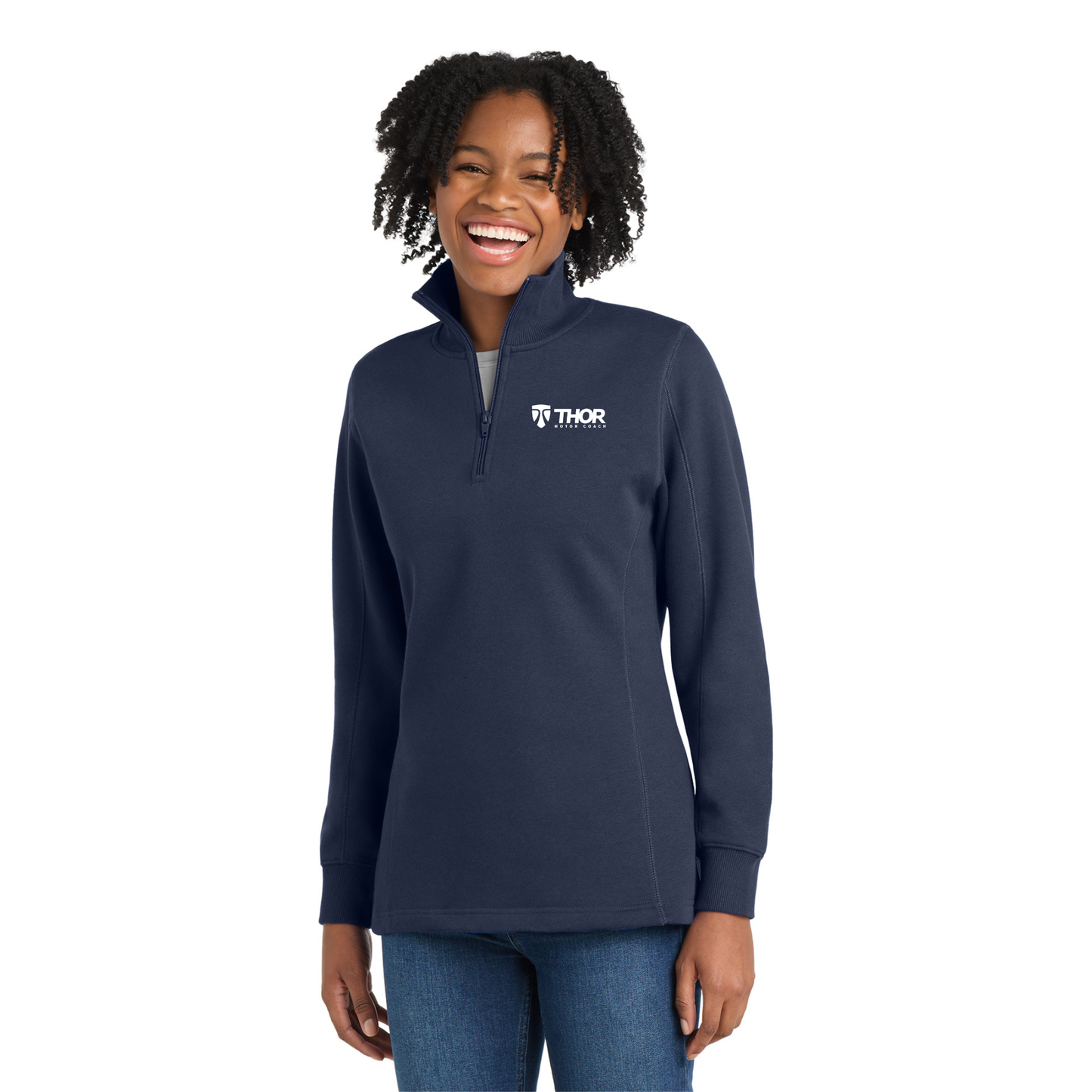 Sport-Tek® Ladies 1/4-Zip Sweatshirt - LST253