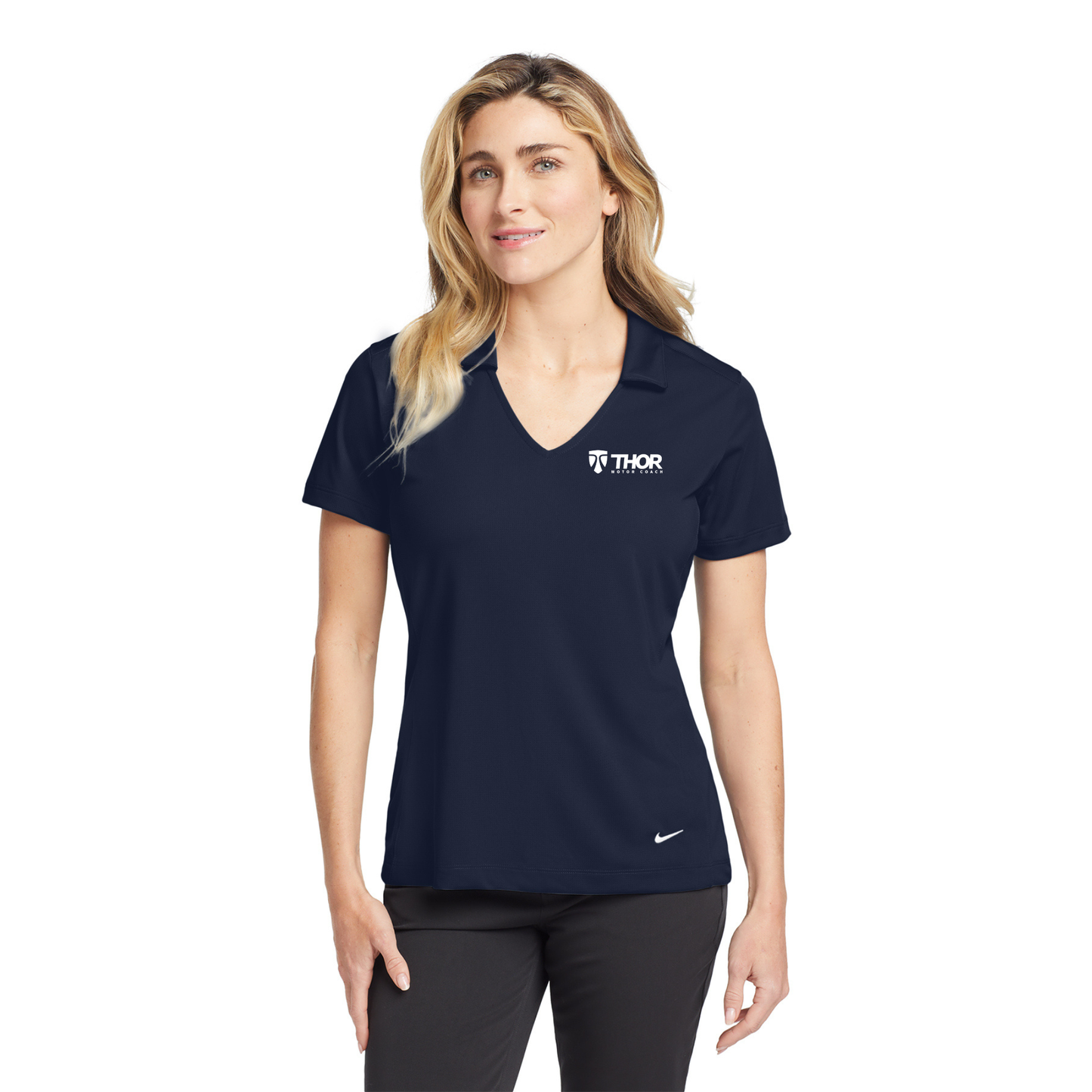 Nike Golf Ladies Dri-FIT Vertical Mesh Polo - 637165