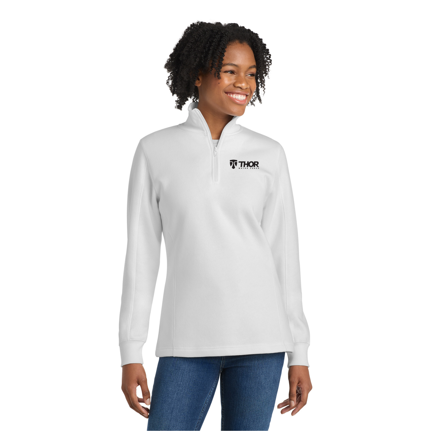 Sport-Tek® Ladies 1/4-Zip Sweatshirt - LST253