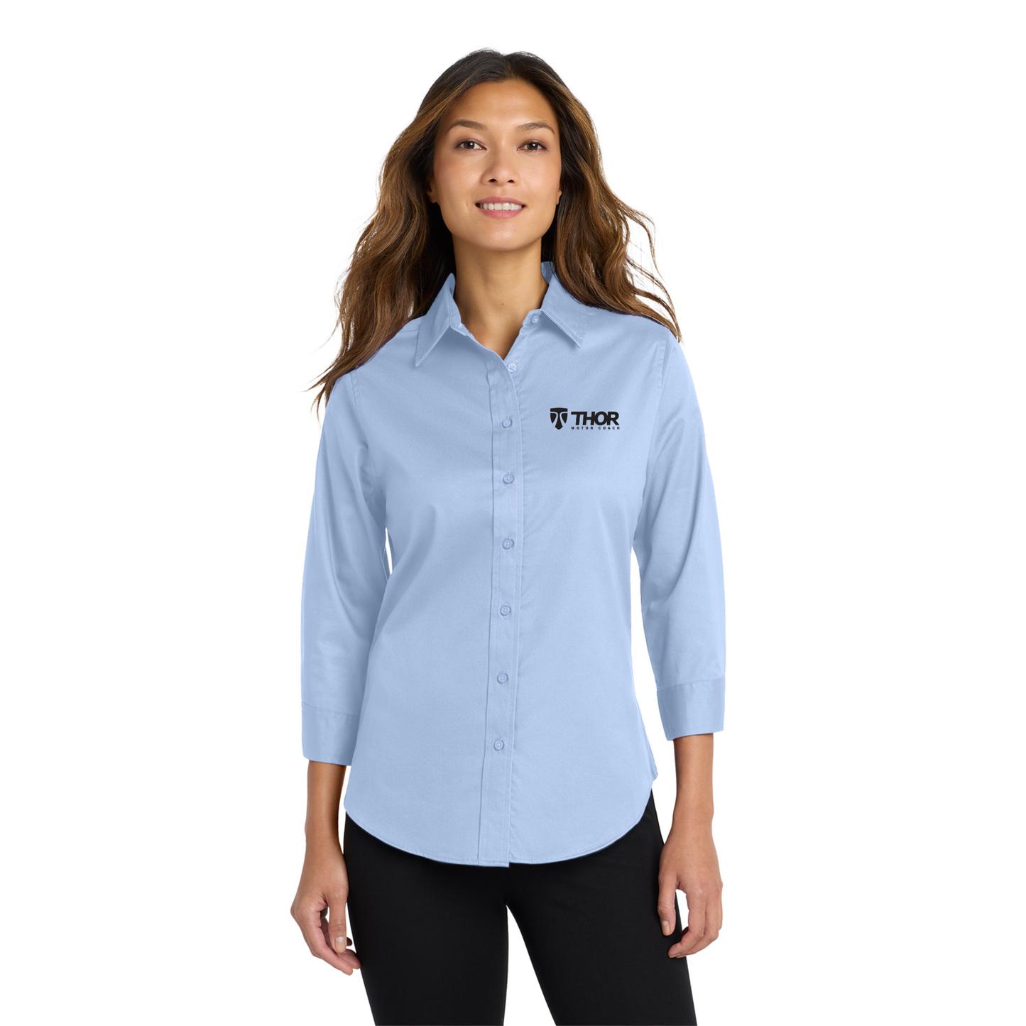 Port Authority® Ladies 3/4-Sleeve Easy Care Shirt - L612