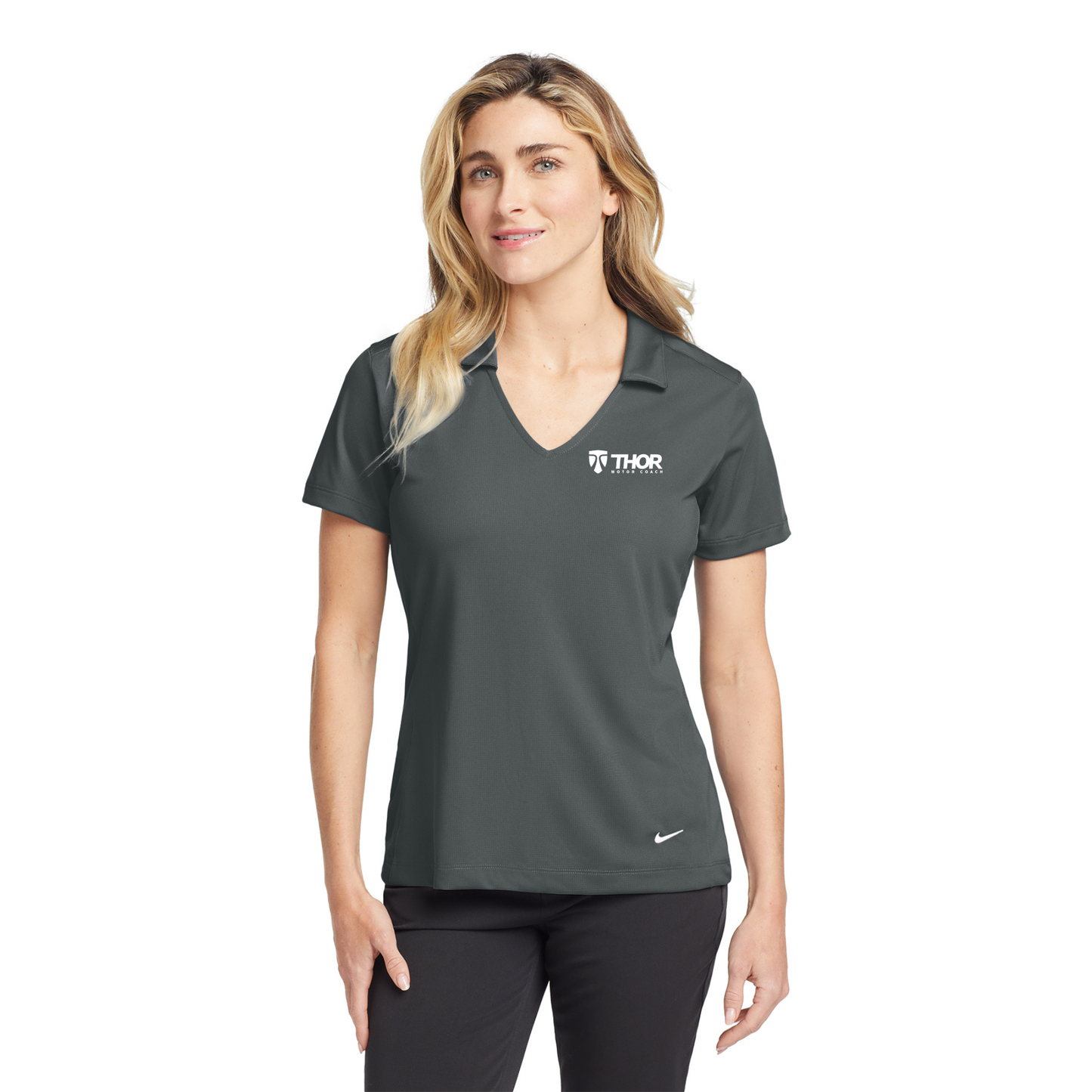 Nike Golf Ladies Dri-FIT Vertical Mesh Polo - 637165