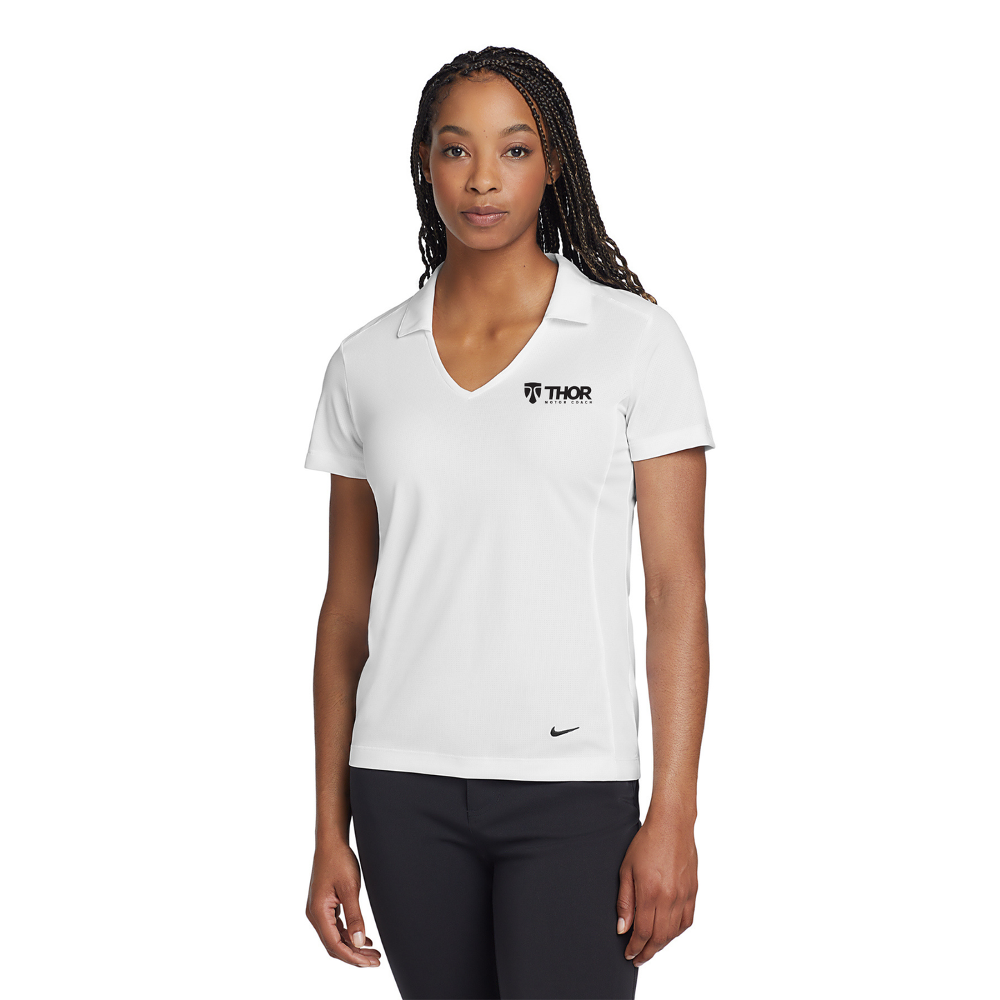 Nike Golf Ladies Dri-FIT Vertical Mesh Polo - 637165