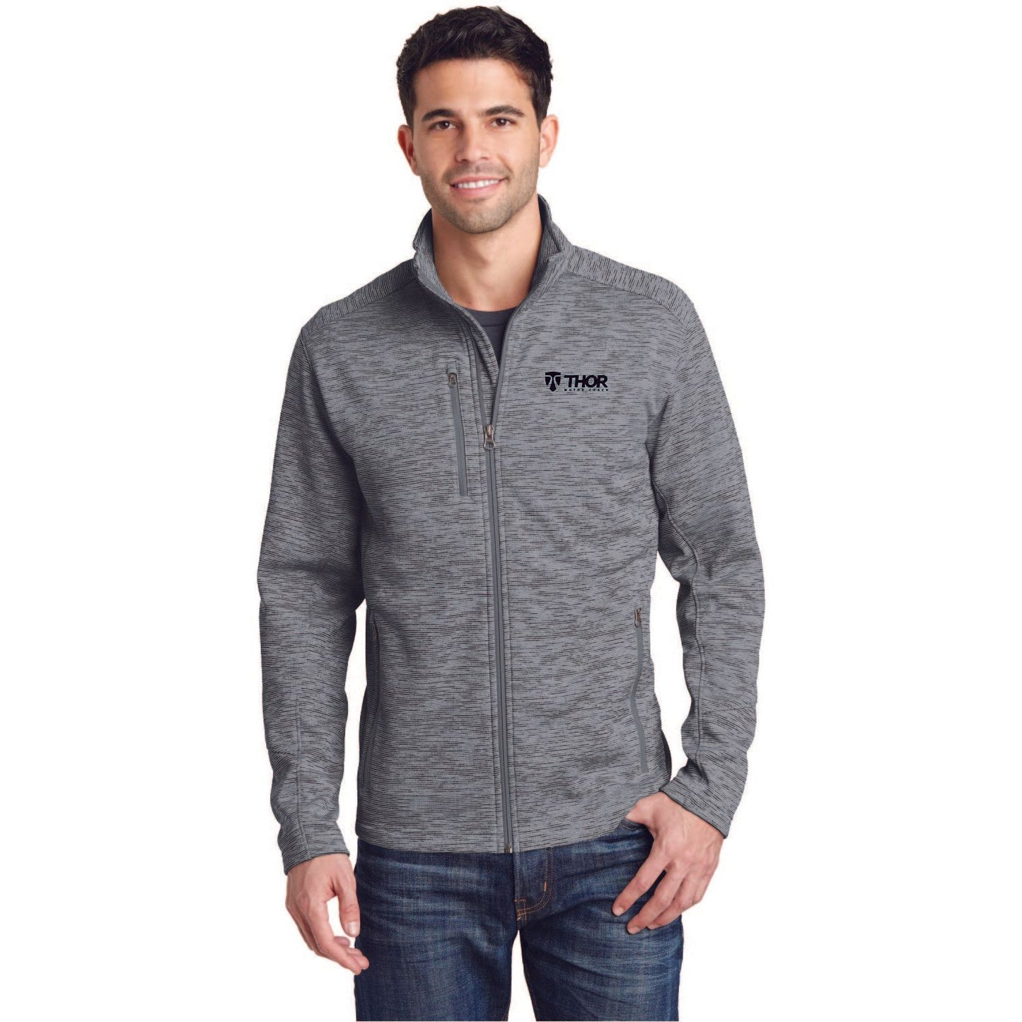 Port Authority® Digi Stripe Fleece Jacket- F231