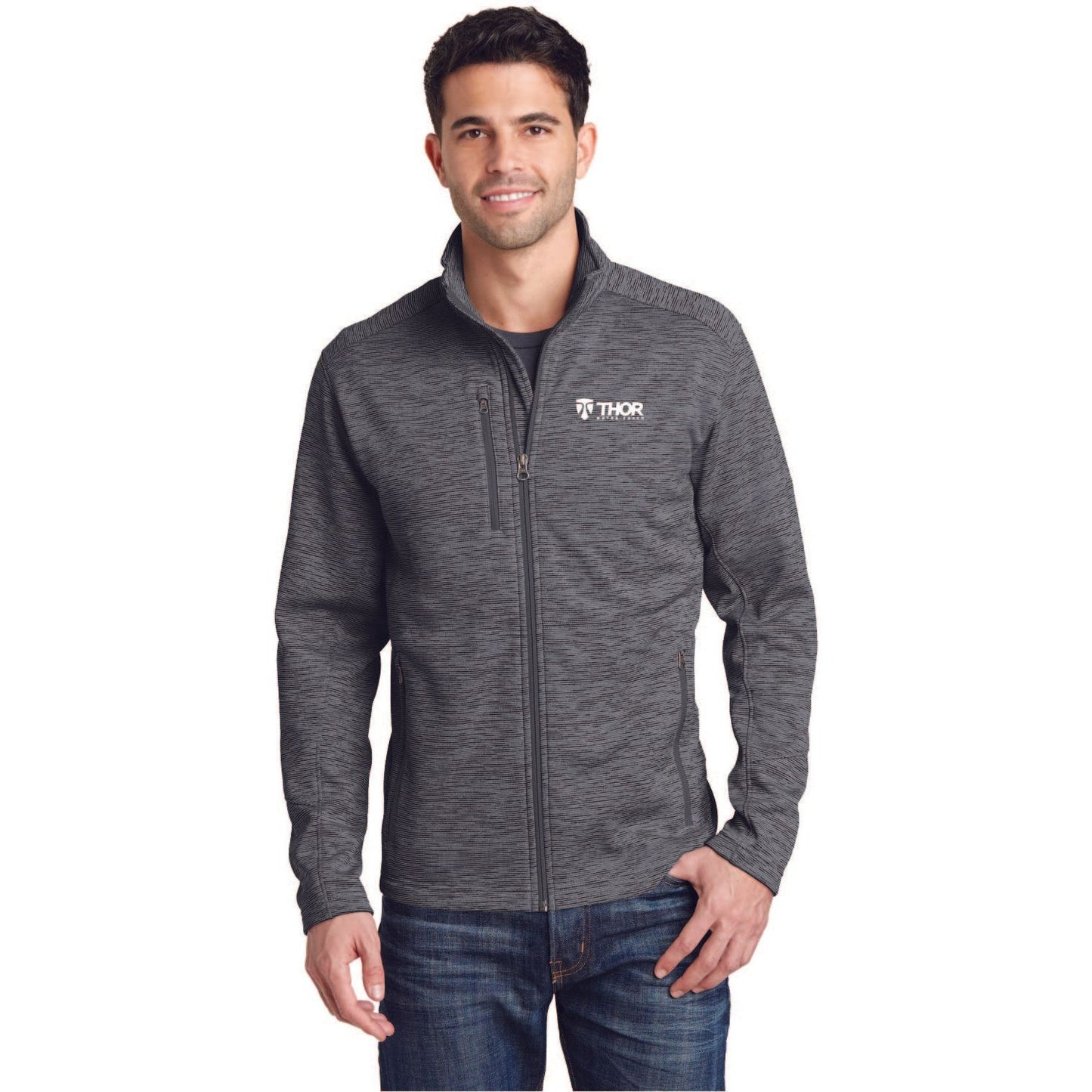 Port Authority® Digi Stripe Fleece Jacket- F231