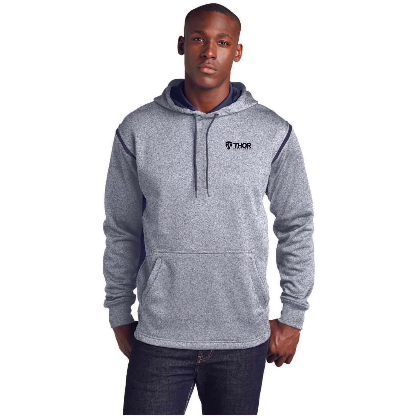 Sport-Tek® Tech Fleece Colorblock Hooded Sweatshirt - F246