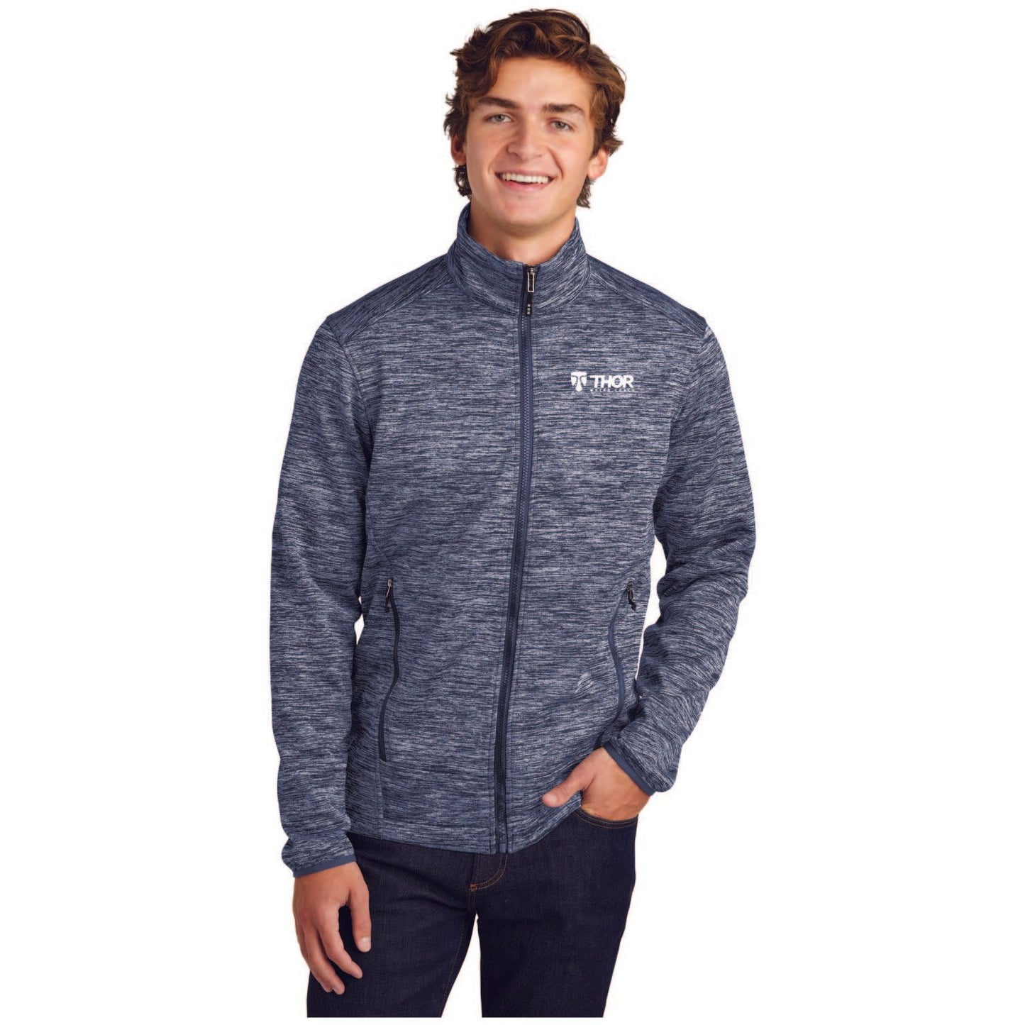 Sport-Tek® PosiCharge® Electric Heather Soft Shell Jacket - JST30