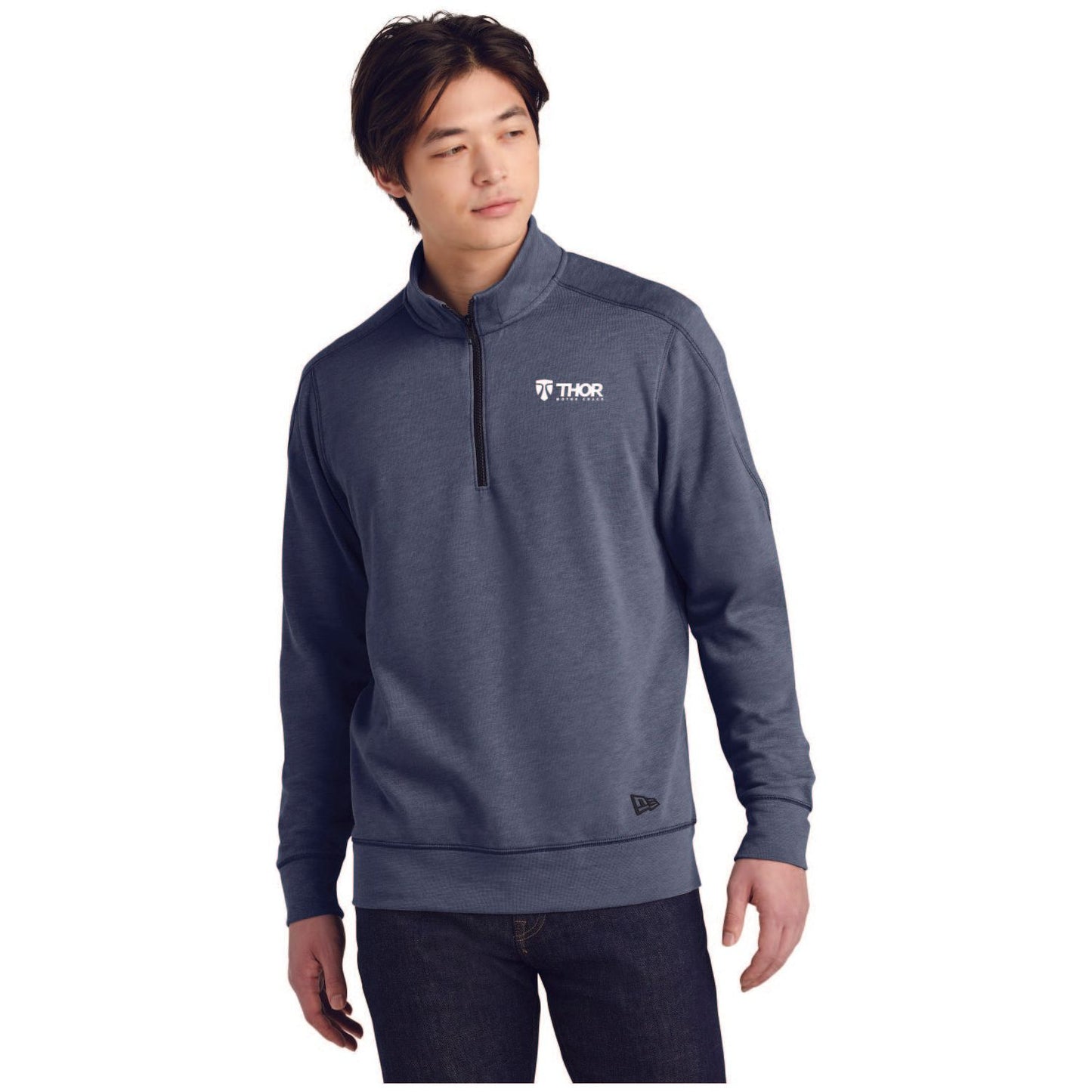 New Era® Tri-Blend Fleece 1/4-Zip Pullover - NEA512